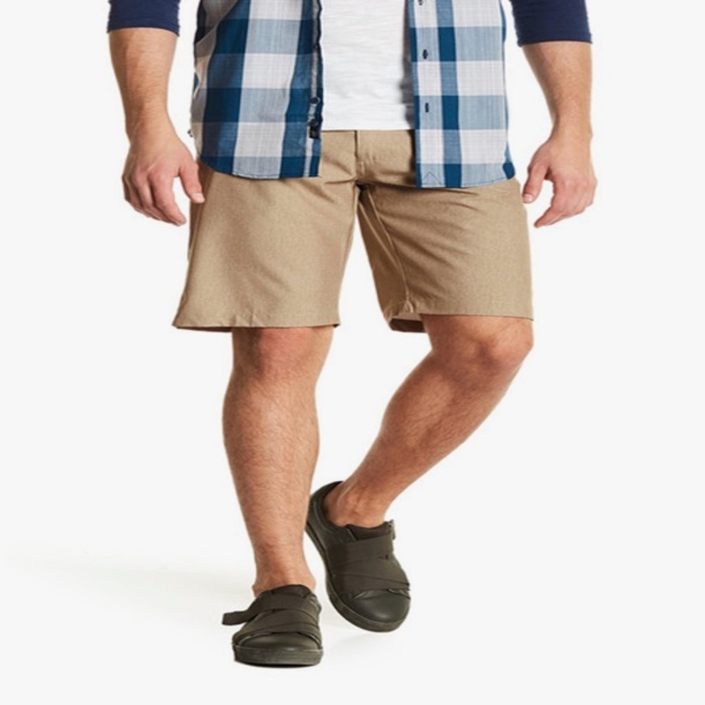 BURNSIDE Mens Hybrid Stretch Shorts | 38